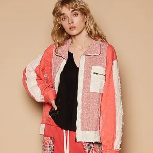 POL. Quilted Floral Jacket - Picture 2 of 4